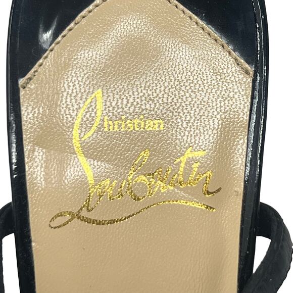 NWOB Christian Louboutin Zigounette T Strap Heels Size 37 - Picture 12 of 13